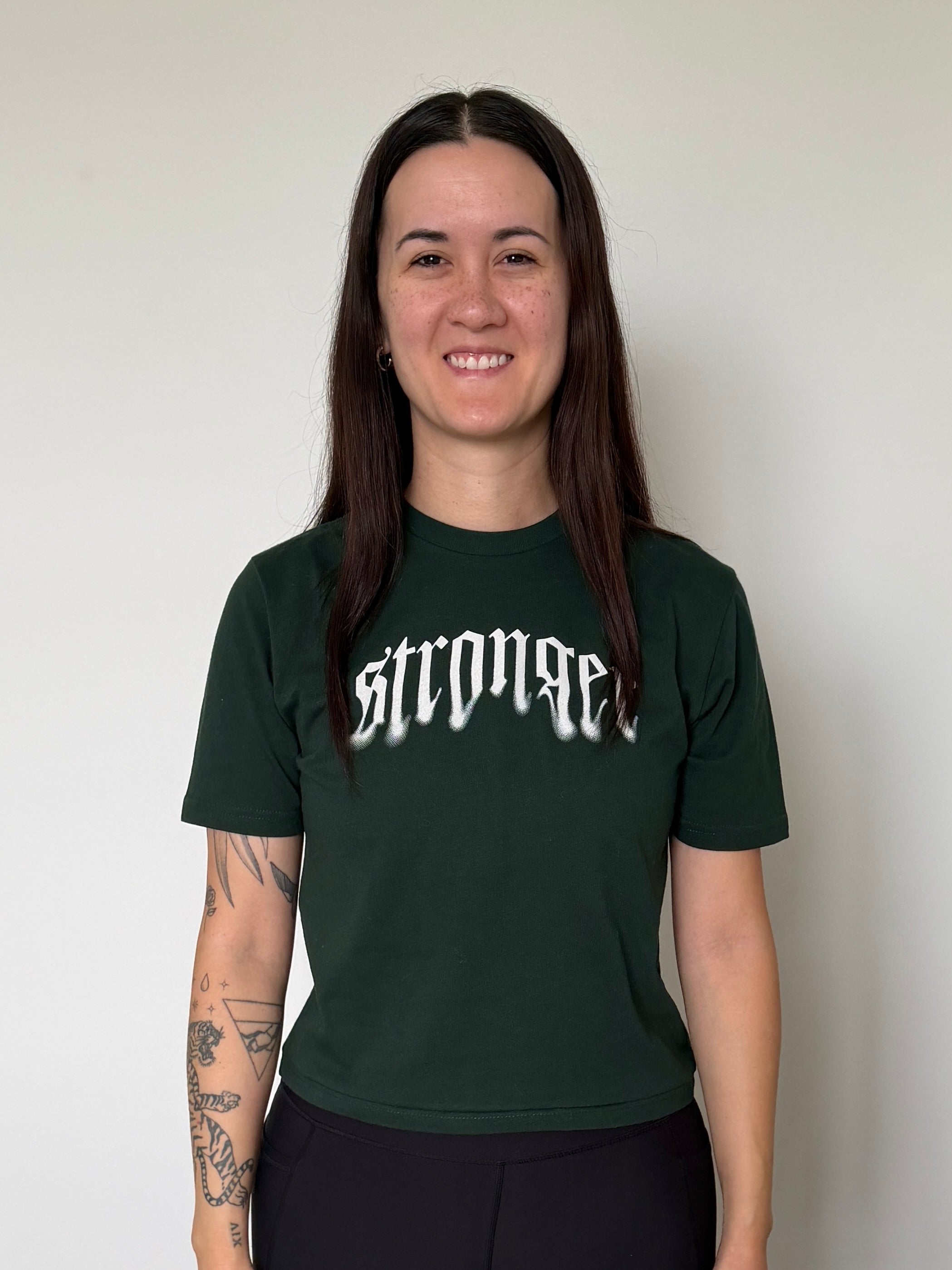 Annie is 5'6" wearing Small | Emerald | [Minus]